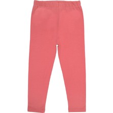 Organickid Basic Kız Çocuk Uzun Şeker Pembe Tayt