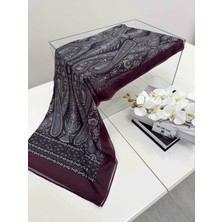 Acar İpek Etnik Desen Bambu Kraş Şal