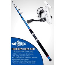 Fishack Hobi Kıyı Olta Takımı - 300CM 30-60GR Kamış + 4000'LIK Olta Makinesi (LX4+BL300)