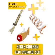 Pawdaz Stres Gideren Kedi Oyuncağı Seti - Golden Fish + Tünel + Büyük Matatabi