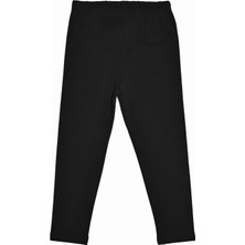 Organickid Basic Kız Çocuk Uzun Siyah Tayt