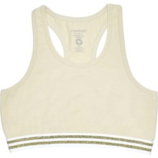 Organickid Sporty Kız Çocuk Bej Büstiyer