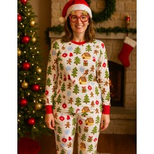 Organickid Very Merry Kadın Pijama Takımı