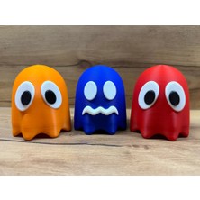 Hasfar Tech Retro Oyun Hayalet Figürleri | 3’lü Set 8cm