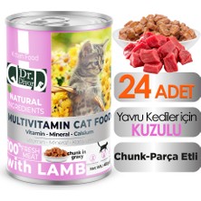 Dr.Diyor Kuzu Etli Yavru Kedi Maması 24 Adet