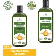 Hunca Keratin Saç Dökülmesine Karşı Şampuan 485 ml 2li Set