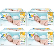 Uni Baby Yenidoğan Islak Mendil 3X40 Adet x 4 Adet (480 Yaprak)