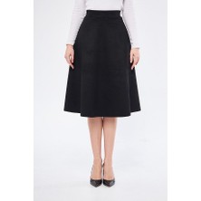 Trendparis Midi Boy Süet Kiloş Etek