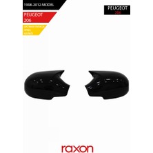 Raxon Peugeot 206 1998-2012 Batman & Yarasa Ayna Kapağı – Parlak Piano Black Sport