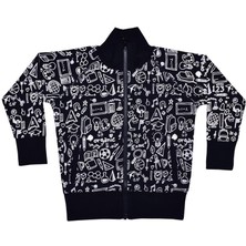 Organickid School Erkek Çocuk Siyah Sweatshirt