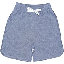 Organickid Light Denim Görünümlü Kız Çocuk Şort