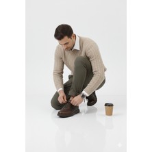 Marcomen Erkek Hakiki Deri Ortopedik Hafif ve Yumuşak Taban Günlük Spor Tarz Ayakkabı MR26KA22346