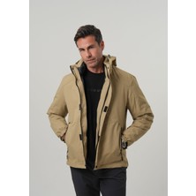 Pique ANTONY ERKEK MONT Su İtici Yağmurluk , Şişme Mont , Kalın Kaban 3 in 1 Mont Seti