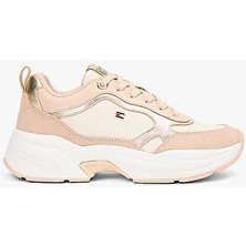 Tommy Hilfiger Kadın Chunky Runner Metalik Sneaker