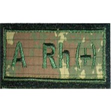 Single Sword Nakış Kan Grubu Patch - Peç A Rh (+)-Tsk