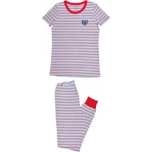 Organickid Party Kadın Kısa Kol Pijama Takımı