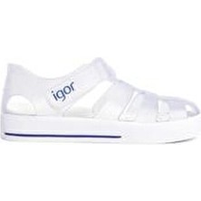 Igor S10171 038 Blanco Erkek Çocuk Sandalet PVC Malzemeden Kauçuk Tabanlı Esnek ve Suya Dayanıklı