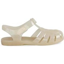 Igor Clasica V Cristal Kız Çocuk Sandalet PVC Materyal ile Düz Topuklu Cırtlı Tasarım