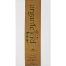 Organickid Home Collection Beyaz Çift Kişilik Lastikli Çarşaf 160X200
