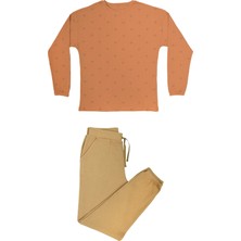 Organickid Charmed Kadın Kiremit Pijama Takımı