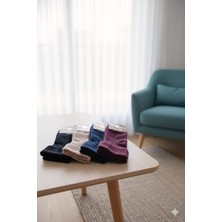 Miss Madam; Pamuk Havlu  Bot Çorabı; Asorti 4'lü Set; (36-40)