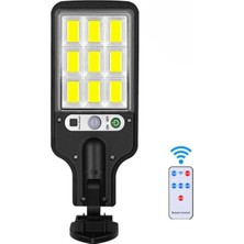 Buldug Solar Güneş Enerjili Cob LED Dış Mekan Hareket Sensörlü 3 Modlu Duvar Aydınlatma