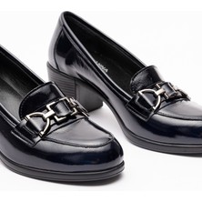 2154 Kadın Laci Rugan Deri Topuklu Ayakkabı