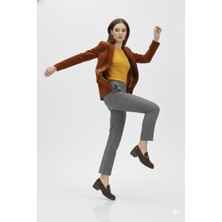 Doçka Kadın Hakiki Deri Kalın Alçak Topuklu Klasik Günlük Topuklu Ayakkabı LX25/MA302