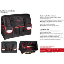 İzeltaş Büyük Boy Bez Takım Çantası | 600D Kumaş, Güçlendirilmiş Taban ve Geniş Iç Hacim