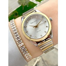 Ferrucci Garantili Su Geçirmez Kadın Kol Saati ve Bileklik