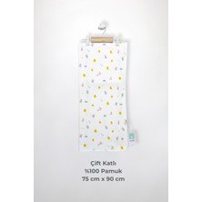 Minipolo Kız Bebek %100 Pamuk Çift Katlı 75X90 cm Battaniye