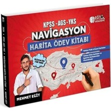 Anla Kazan Yayınları Eğitakademi 2026 Kpss Meb-Ags Tyt Ayt Coğrafya Navigasyon Harita Ödev Kitabı