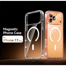 E-Kervan İphone 17 Pro Max Magsafeli Sararmaz Şeffaf Kılıf Orjinal Ce Lisanslı