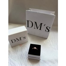 DMs Silver Yükseltilmiş Kalpli Gümüş Yüzük
