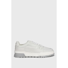Lufian Erkek Albert Deri Sneaker Ayakkabı 112230250 Beyaz