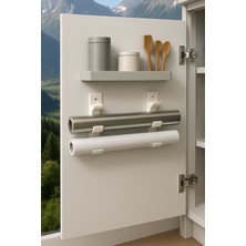 SUPERPUP Streç Folyo Rulo Organizeri 3 Katlı Düzenleyici Yapışkanlı