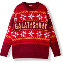 Gs Store Galatasaray Çocuk Yıl Kazak C252300 Kırmızı Renkli 11 - 12 Yaş İçin Özel Tasarım