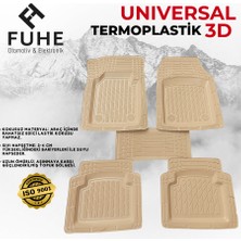 Fuhe Volkswagen Jetta 2009  Uyumlu 3D Havuzlu Bej Oto Paspas