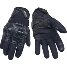 Motari Shoftshell Yumruk ve Avuç Içi Korumalı  Suya Dayanıklı Rüzgar Geçirmez Kışlık Motosiklet Eldiveni