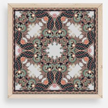 Sinems World Motif Ahşap Çerçeveli Tablo