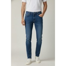Wkm Erkek Likralı Slim Fit Denim Kot Pantolon