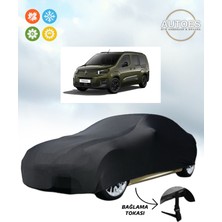 AUTOES Citroen Berlingo Xtr 2024 Araba Brandası, Oto Branda Alttan Bağlantı Tokalı Siyah