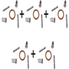 Scooter Uyumlu Egzoz Saplama ve Somunu Set 5 Parça 5 Set Erpilsan Elektronik