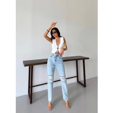 Aida Fashion Lazer Mom Jeans