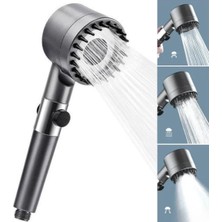 Tbl Dekor Buffer® 3 Kademeli Turbo Basınçlı Masaj Başlıklı Silikon Fırçalı Duş Başlığı – Yüksek Basınçlı Su Tasarruflu Duş Başlığı