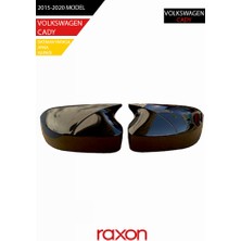 Raxon Volkswagen Polo Mk6.5 2021+ Batman & Yarasa Ayna Kapağı – Parlak Piano Black Sport