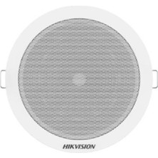 Zemheri Hikvision DS-QAE0206G1-V 5.25" 6W 8ohm Analog 100V Trafolu Tavan Gömme Hoparlör Beyaz