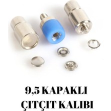 dm dikişmarket 9,5 mm kapaklı çıtçıt kalıbı