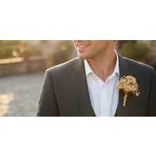 Hellemyst Damat Sağdıç Yaka Çiçeği Krem
