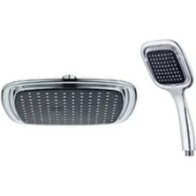 Faumix Zambak Ikili Tepe Duş Başlığı ve El Duşu (Ikili Set)